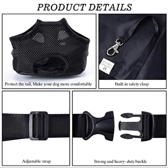 Dog Backpack Front Chest Carrier Pet Carrying Adjustable Hands Free Travel Bag - Picture 4 of 7